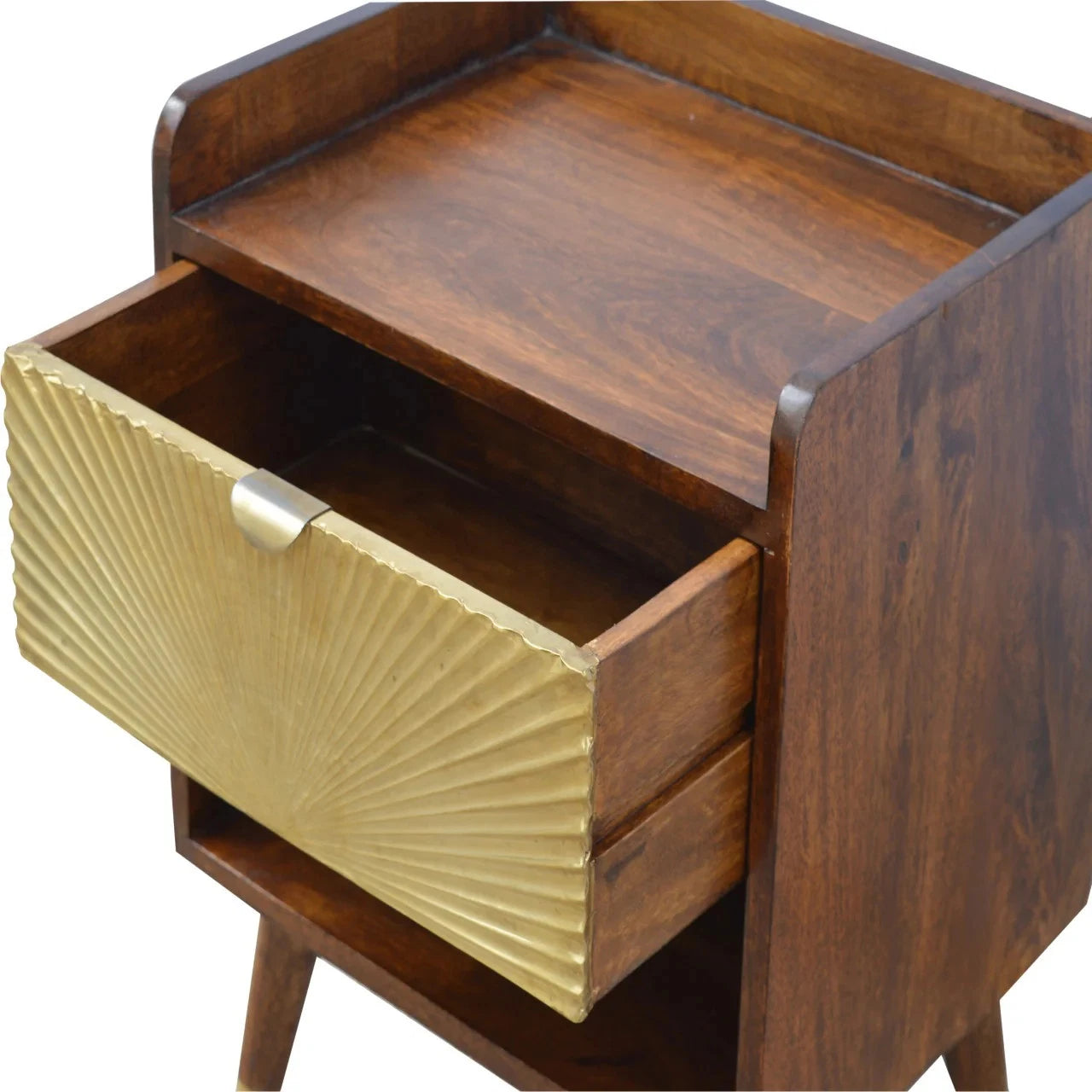 Manila Gold One Drawer Nightstand - Bedroom Furniture